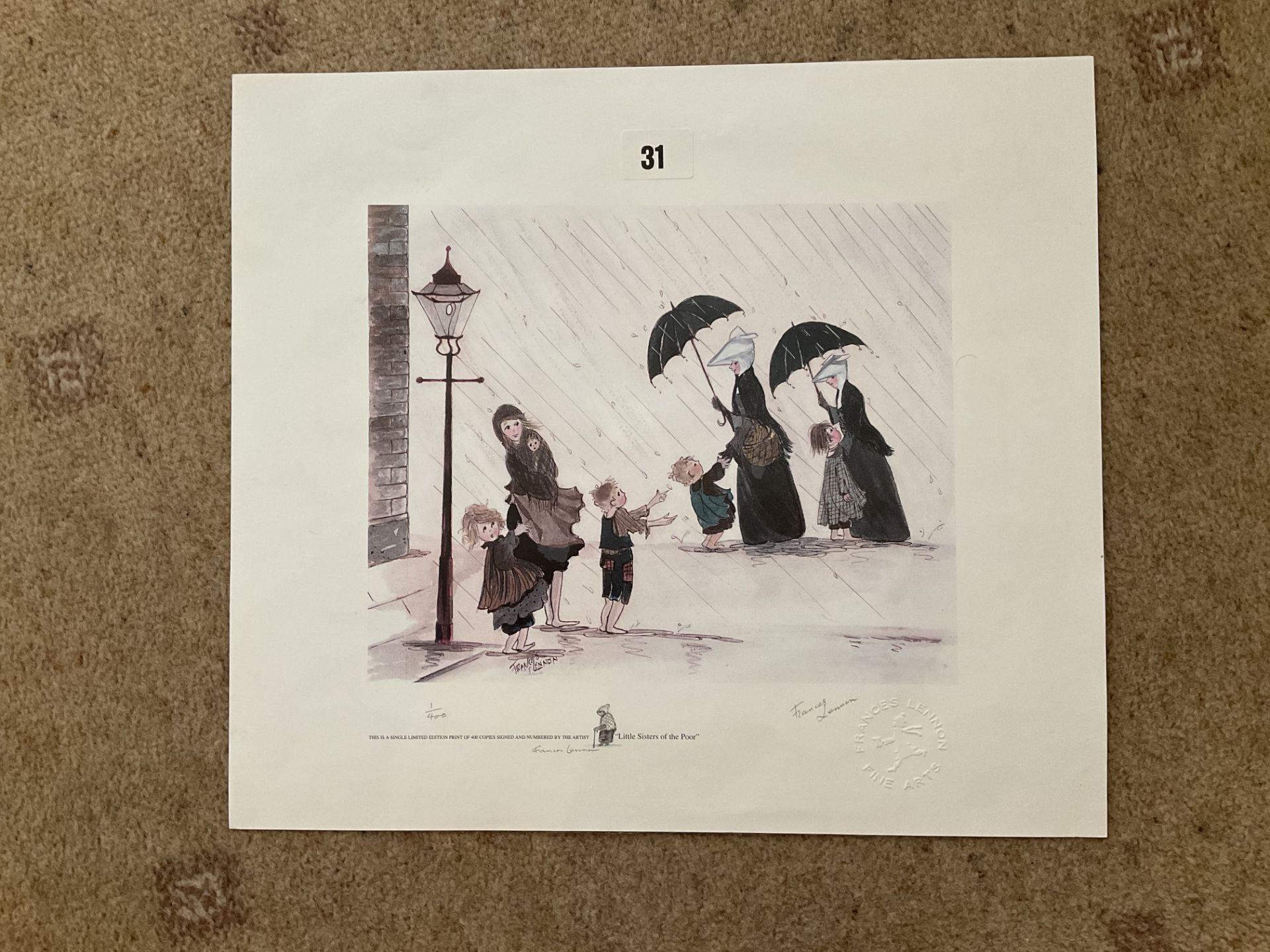 Francis Lennon Signed Artists Print | Little Sisters of the Poor