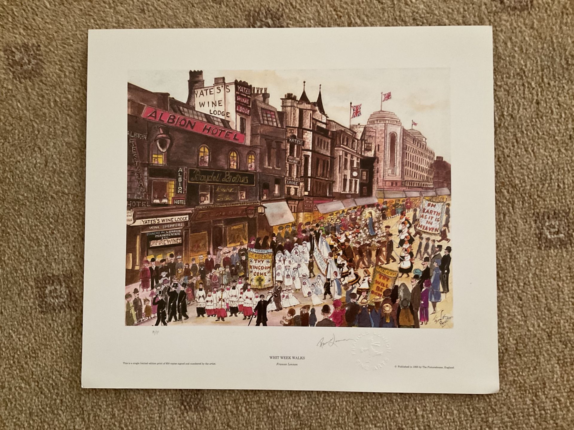 Francis Lennon Signed Artists Print | Whit Week Walks