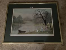 Signed Helen Bradley Print