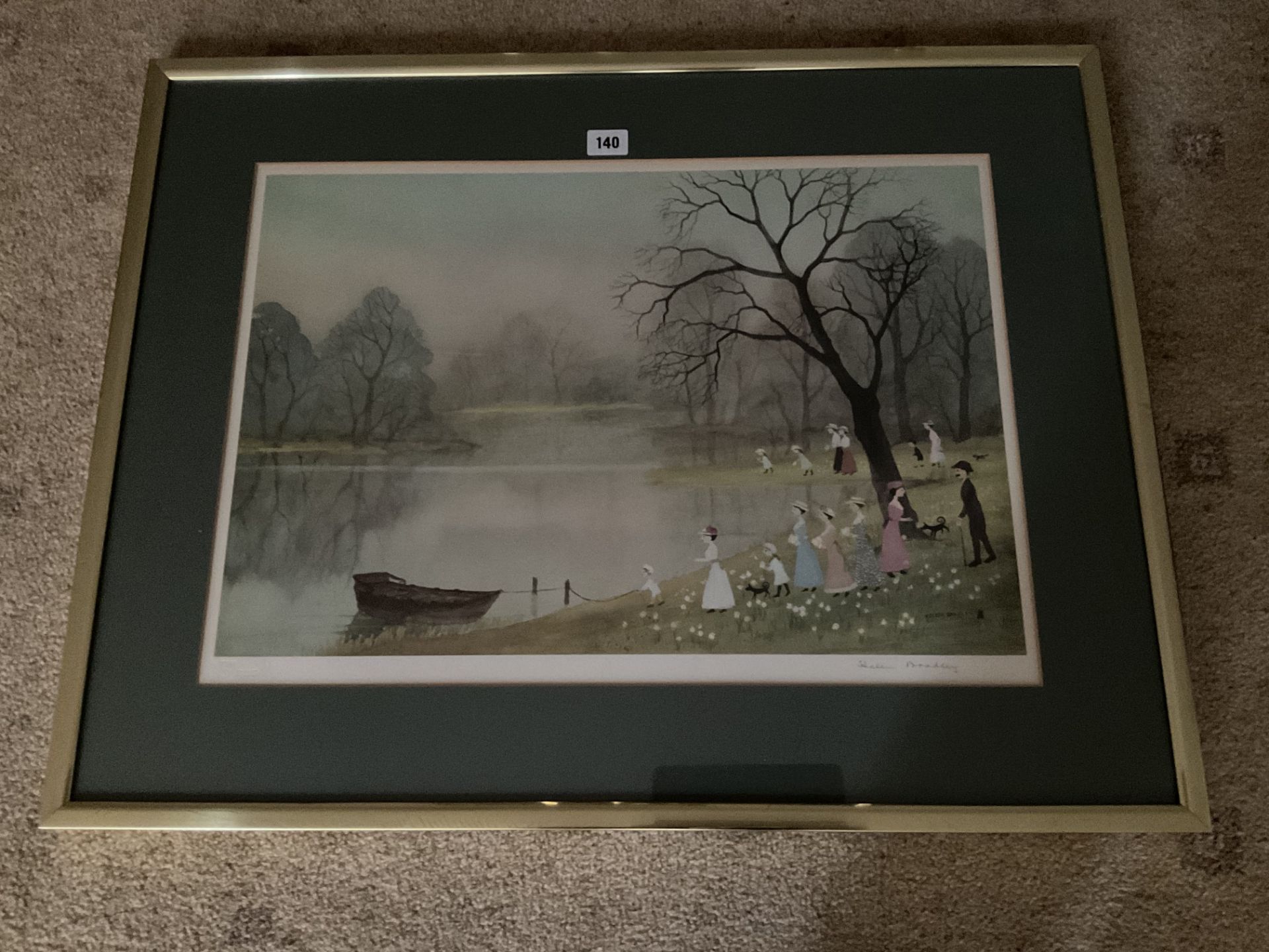 Signed Helen Bradley Print