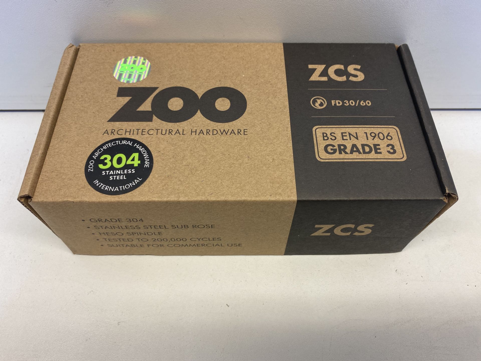 7 x Zoo Hardware Tubular Return to Door Lever | ZCS030SS | Total RRP £52.92 - Image 2 of 4