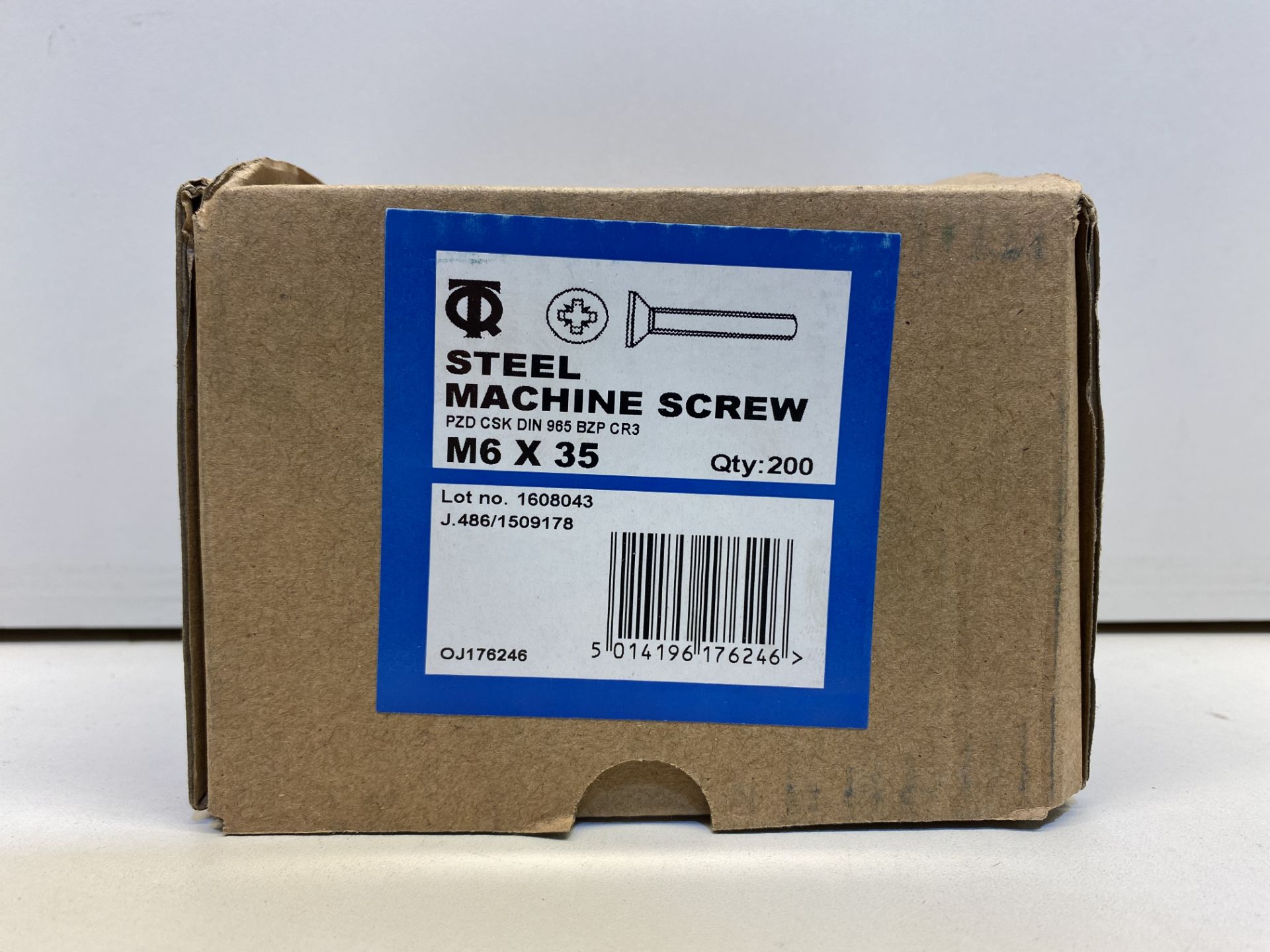 5 x Steel Machine Screws| M6 X 35 | 200 per box - Image 2 of 2