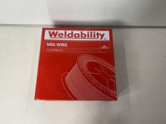 2 x WELDABILITY Mig Wire | VZ181015LW | 1.0MM | Total RRP £53.98