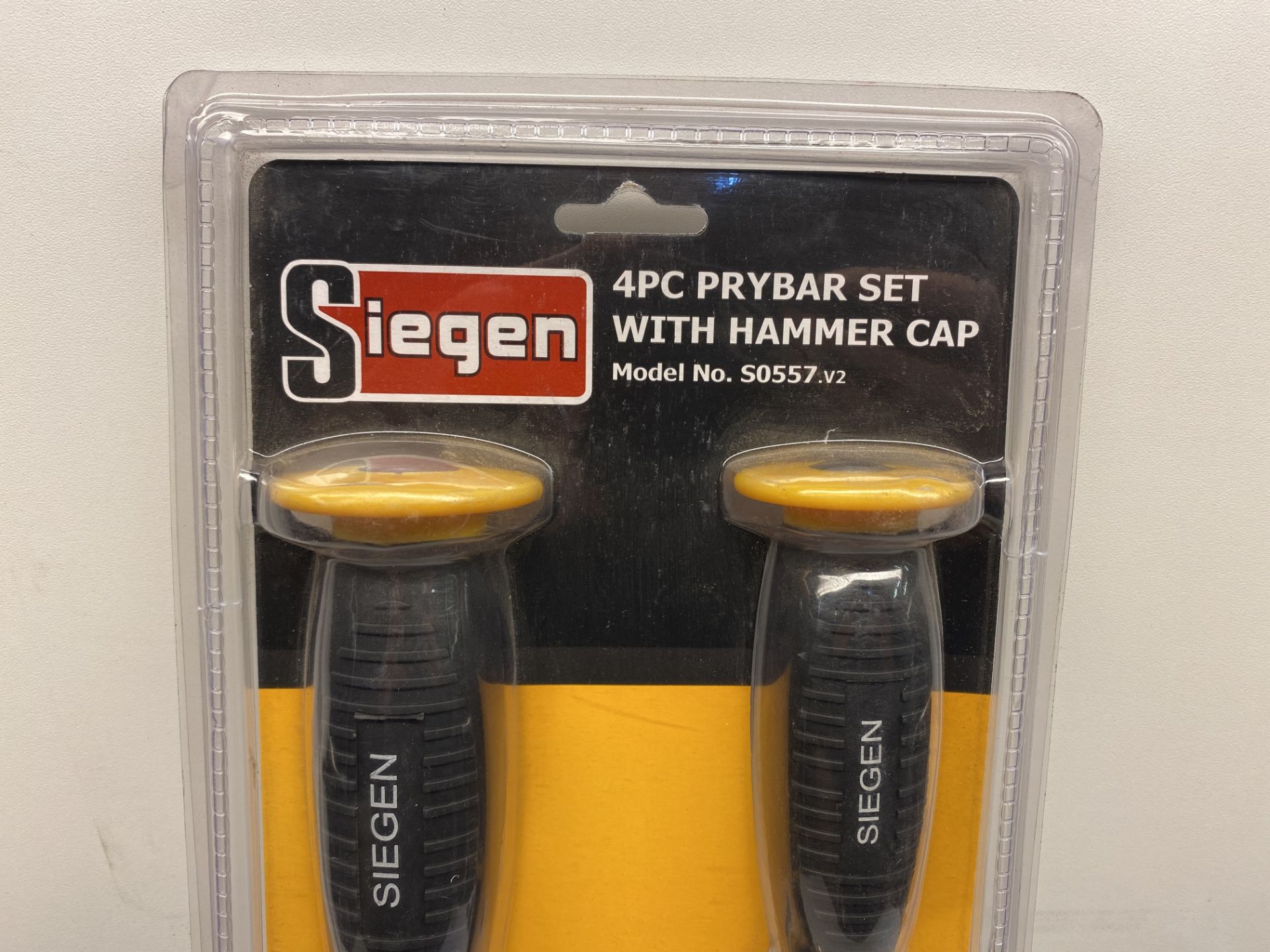 Siegen S0557 Prybar Set with Hammer Cap | 4pc | RRP £26.99 - Image 2 of 3