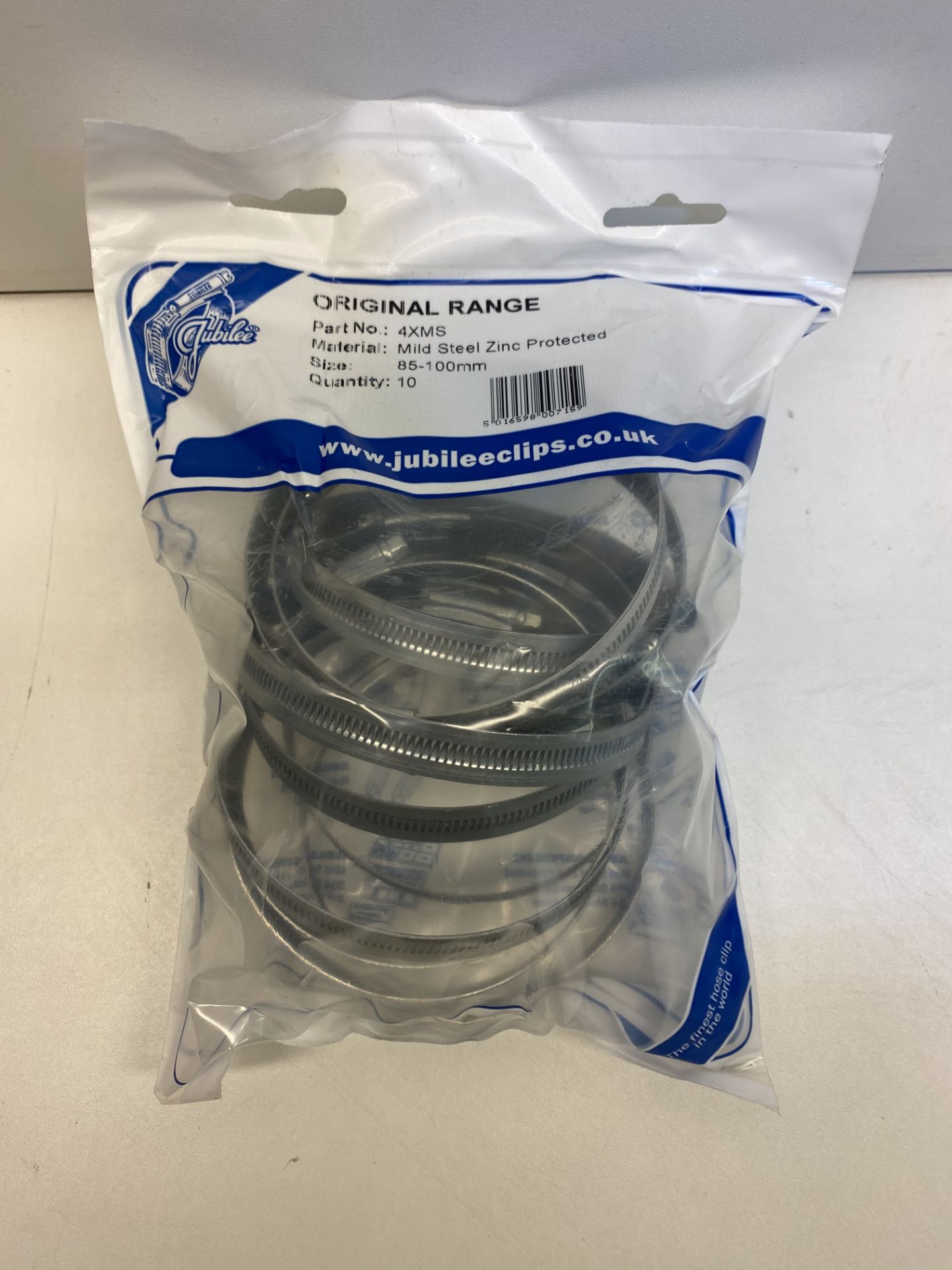 8 x Jubilee 4XMS Hose Clip M/s 4 X 85mm | 10 pcs p/p - Image 2 of 4