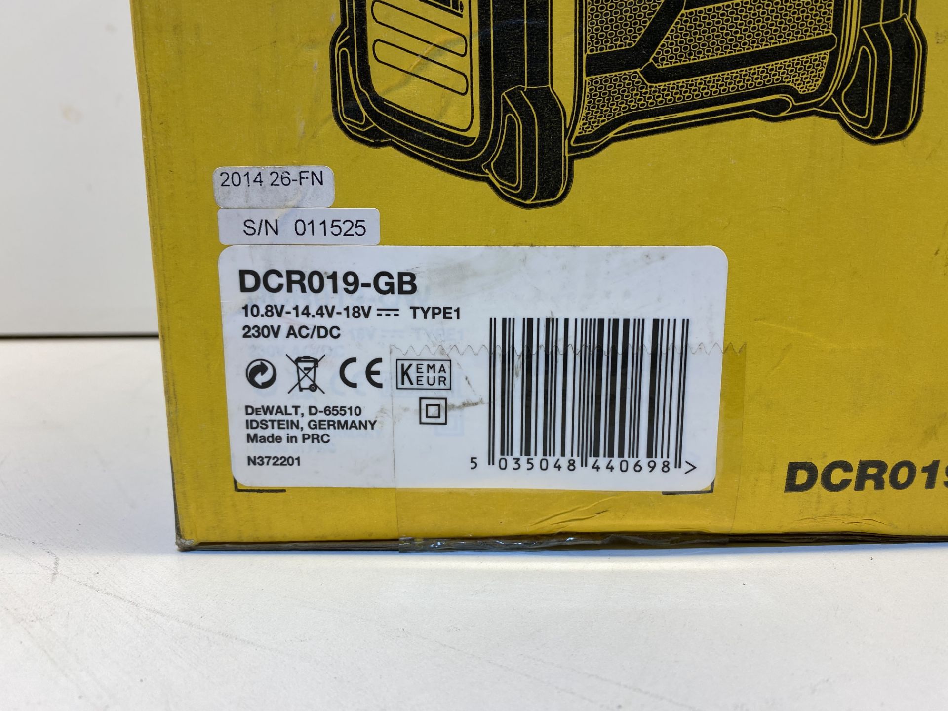 DeWalt Compact Jobsite Radio | DCR019 | RRP £129.98 - Image 2 of 2