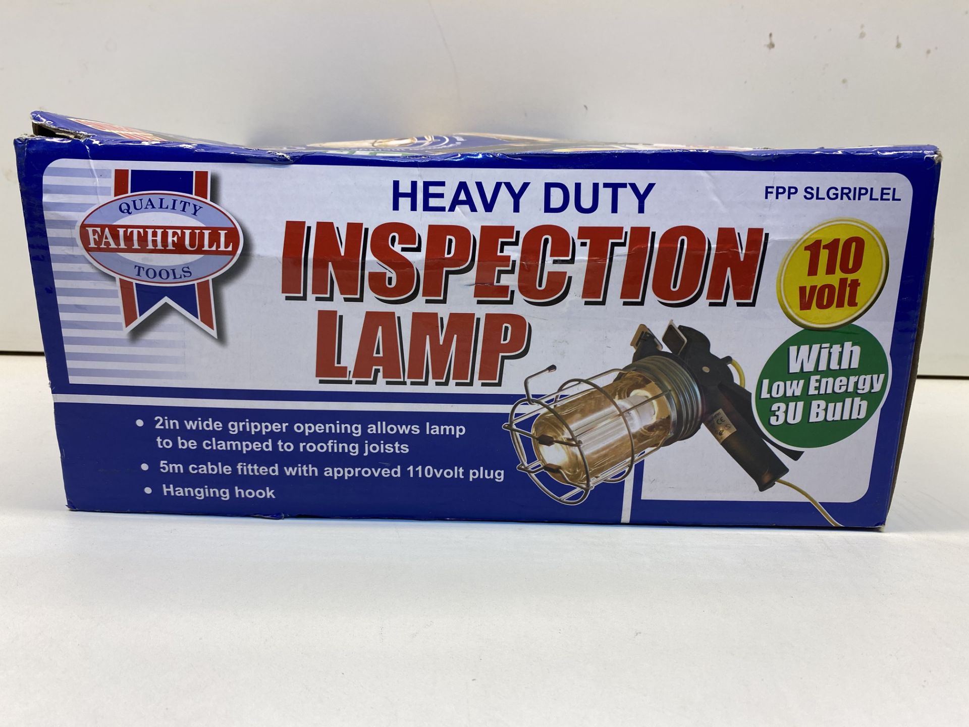 Faithfull FPPSLGRIPLEL Heavy-Duty Low Energy Inspection Lamp | RRP £19.30 - Image 2 of 2