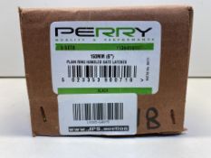 3 x Boxes Of Various Perry Plain Ring Handled Gate Latches