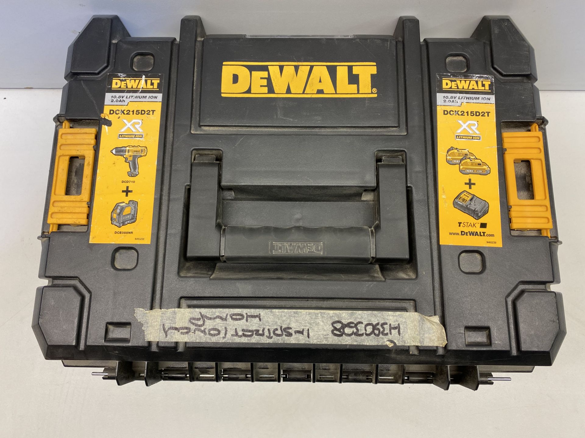 DeWALT Carry Case for DCK215D2T 10.8-Volt Drill 088 Laser Combo Kit T-STAK & Dewalt DCB115 Battery C