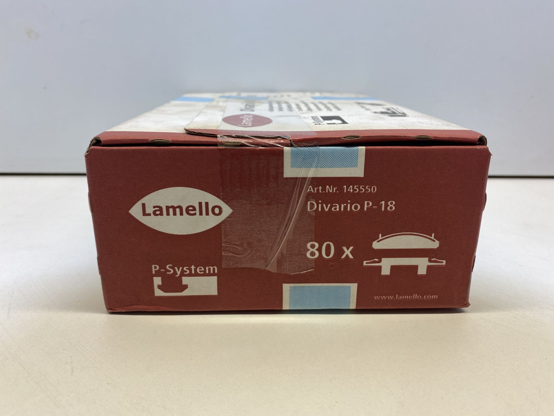 2 x Boxes Of Lamello Divario P-18 connectors (Boxes Of 80) Blue - Image 4 of 5