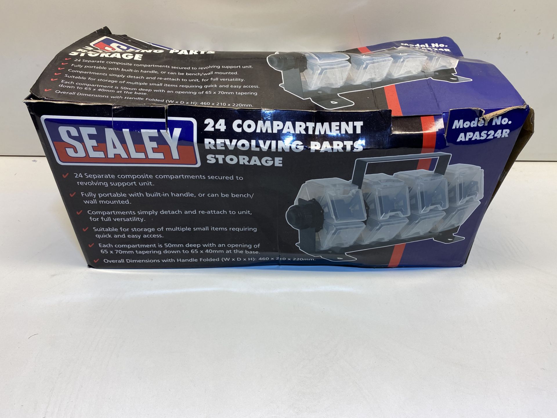 Sealey Revolving Parts Storage Unit | APAS24R | RRP £32.45