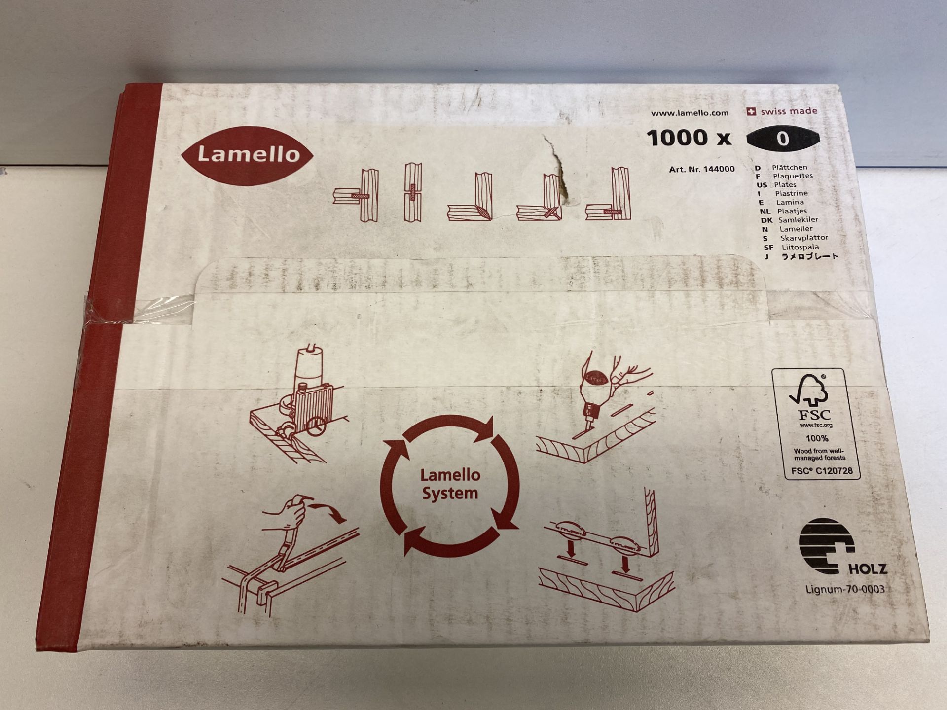 2 x Lamello Biscuits - Size 0 (Box of 1,000) - Image 2 of 5