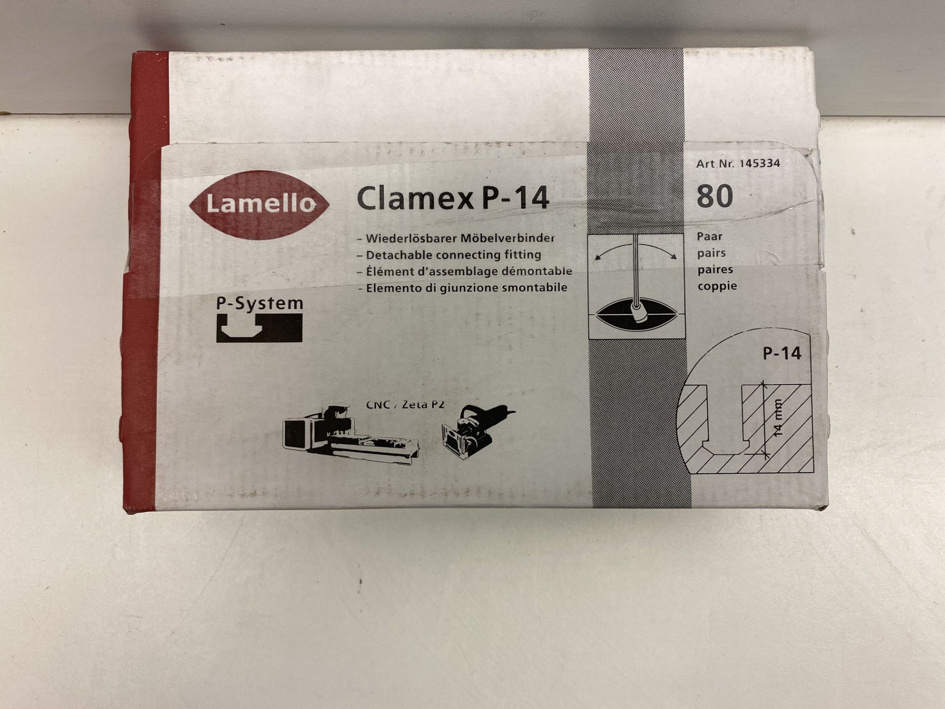 2 x Lamello Clamex P-14 Zeta Connector | Packs of 80 | Total RRP £204.96 - Image 2 of 5