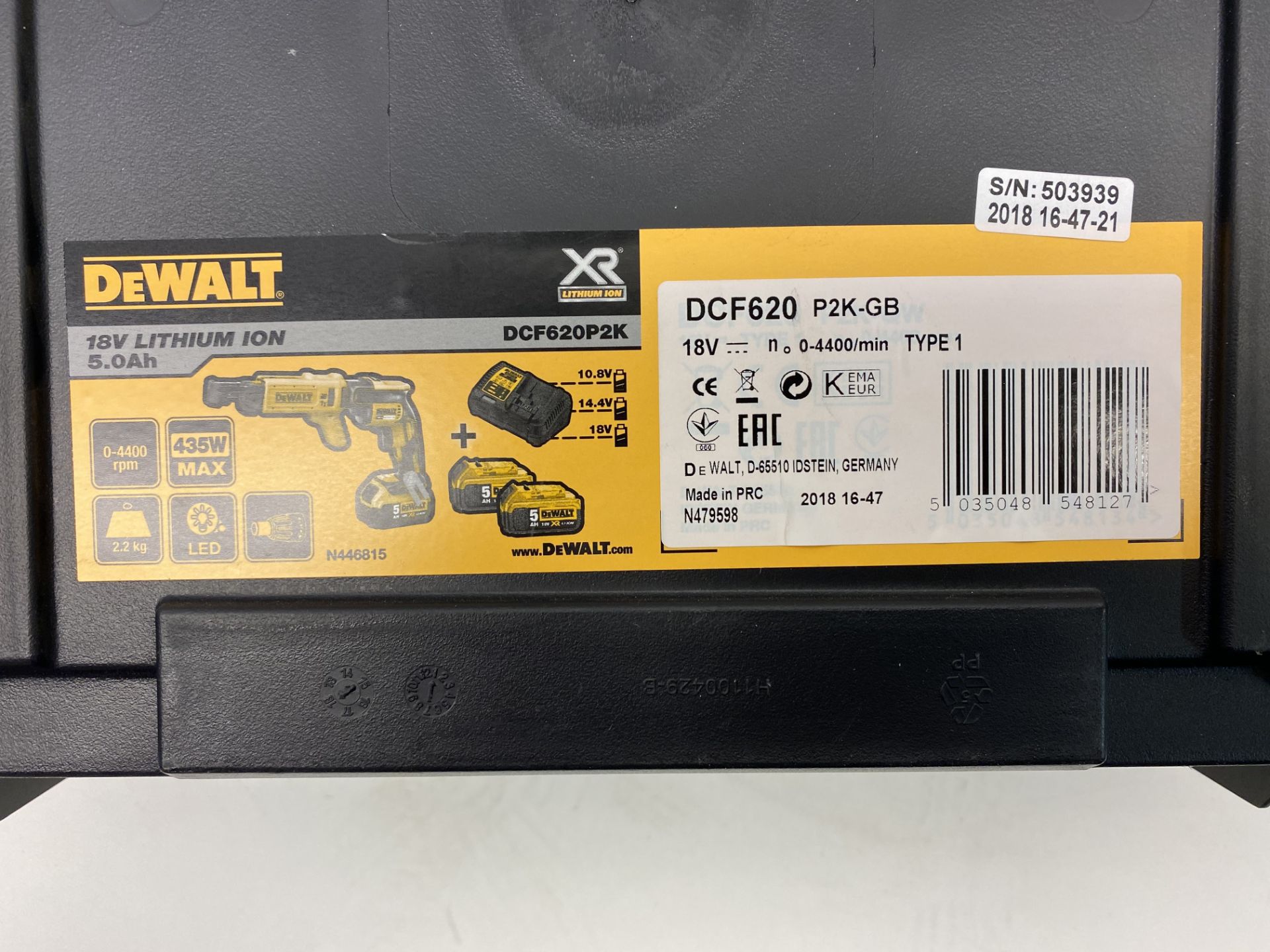 DeWalt Brushless Drywall Screwdriver Kit | DCF620P2 | RRP £369.95 - Image 4 of 5