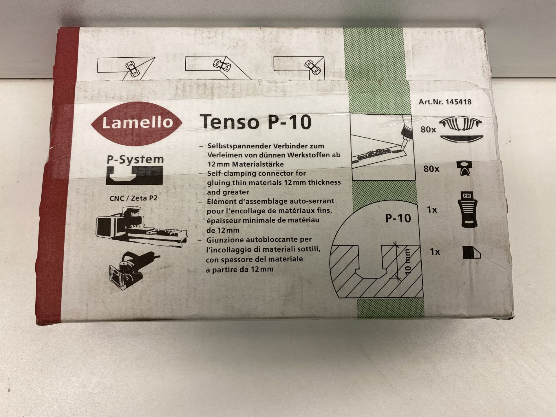 LAMELLO 145418 Tenso P-10 | 80 pairs | RRP £72.00