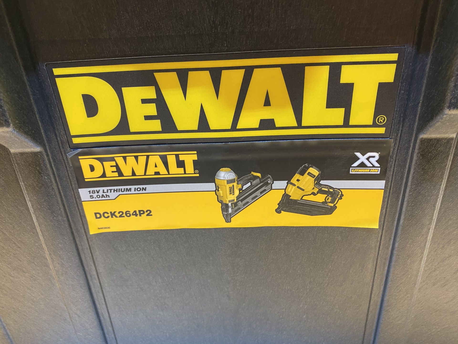 DEWALT DCK264P2 18V XR Brushless Nail Gun Twin Kit T-STACK | Case Only! | Nail Guns Not Included - Image 2 of 6