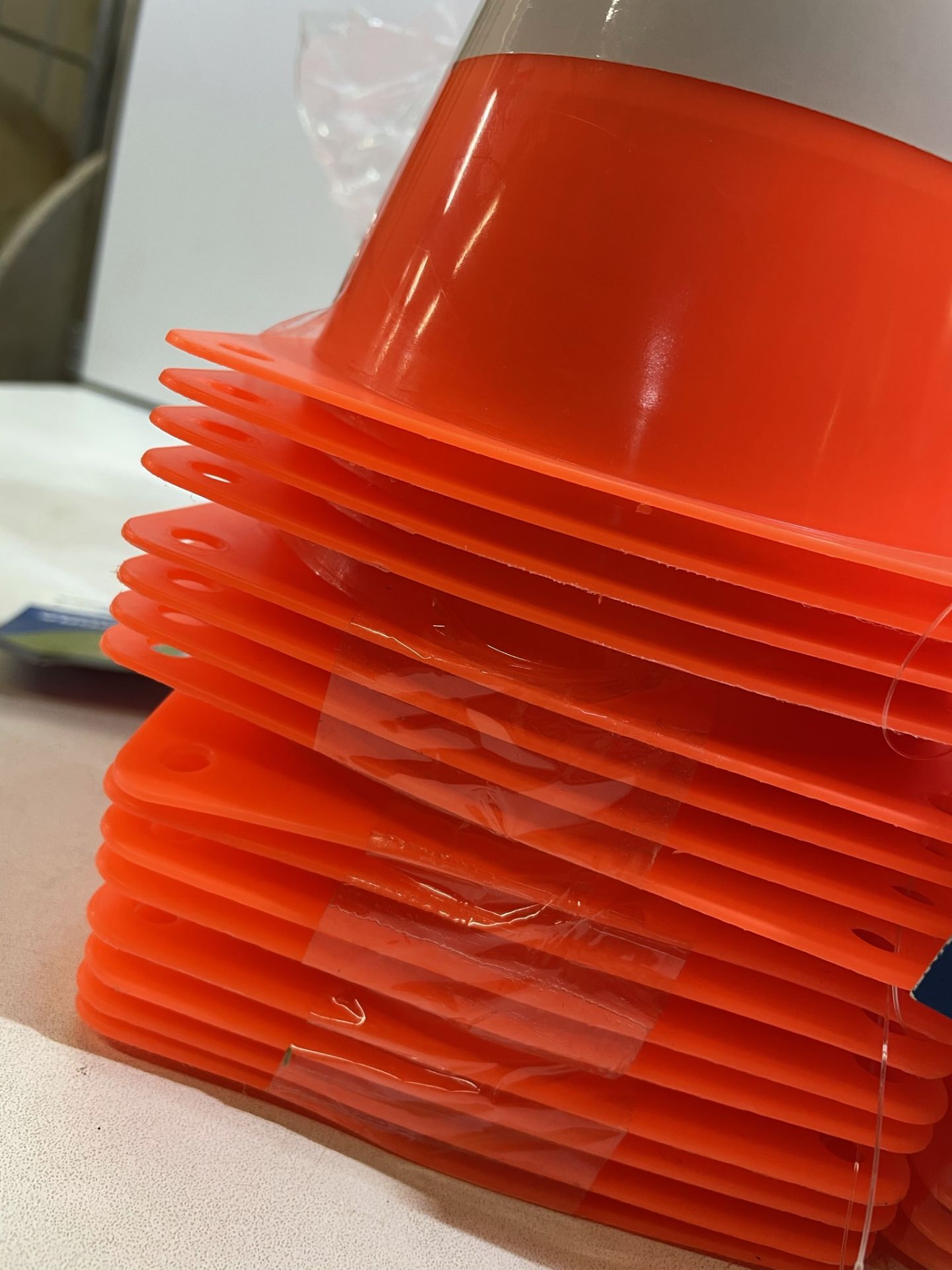 Approximately 60 x Hudor Orange Training Cones - Image 3 of 6