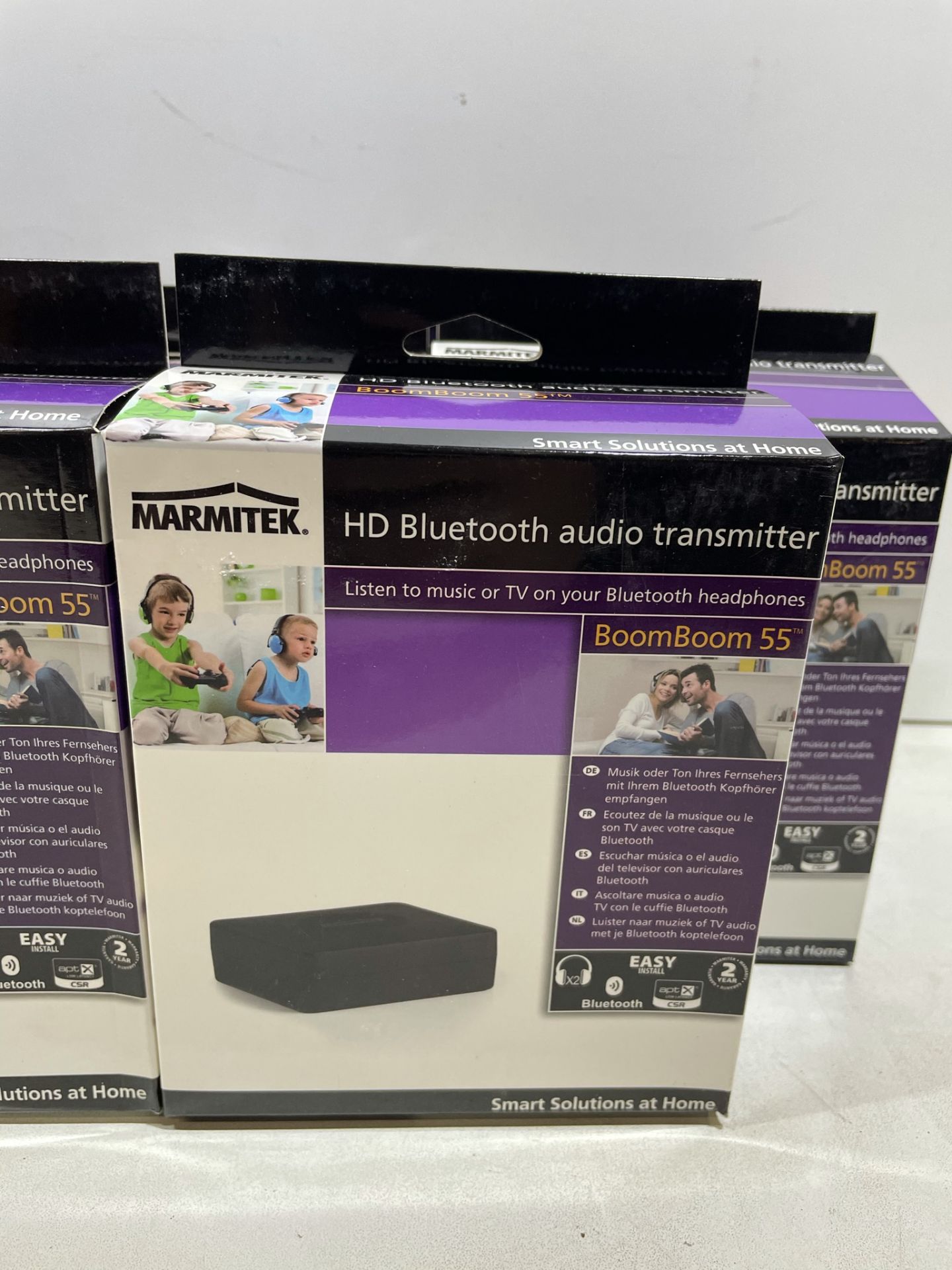 10 x Marmitek HD BoomBoom 55 Bluetooth Audio Transmitters