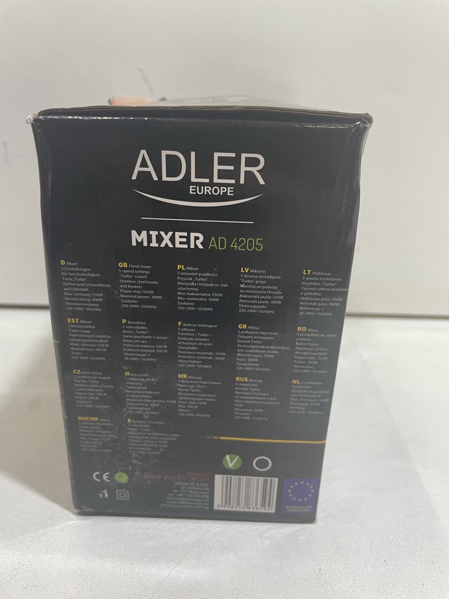 Adler Europe AD4205 Handheld Electric Mixer - Image 3 of 3