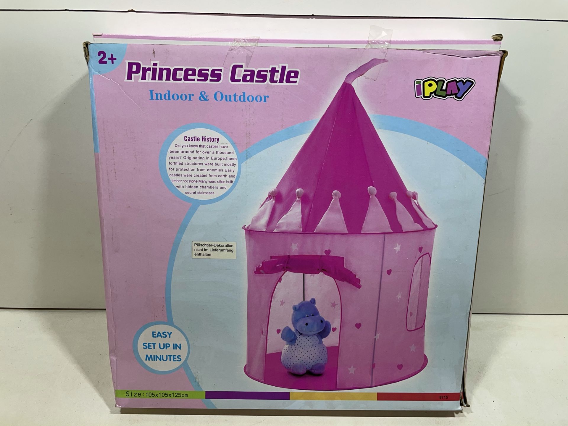 iPLAY Indoor & Outdoor Princess Pop-up Princess Castle - Image 2 of 2