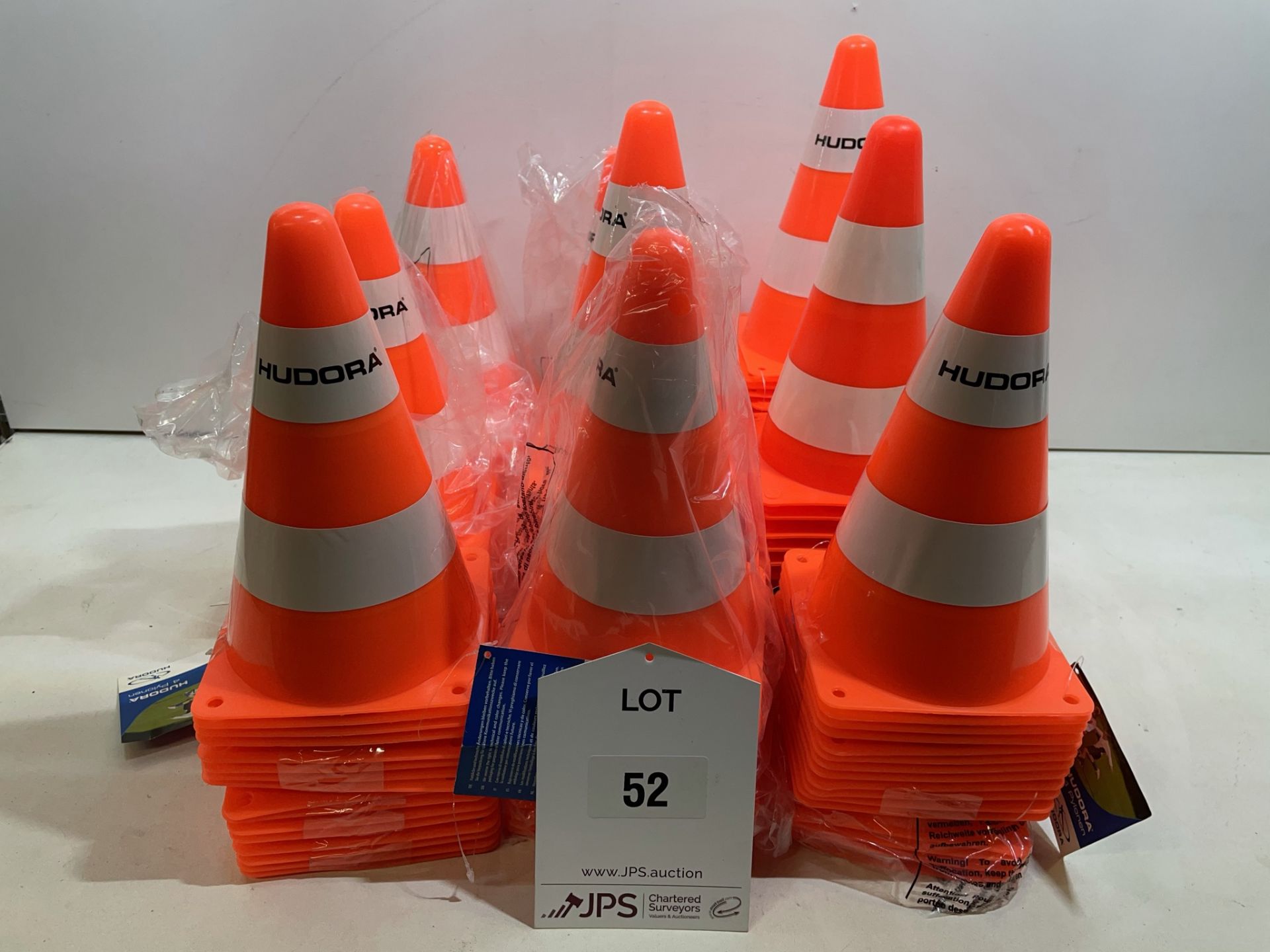 Approximately 60 x Hudor Orange Training Cones