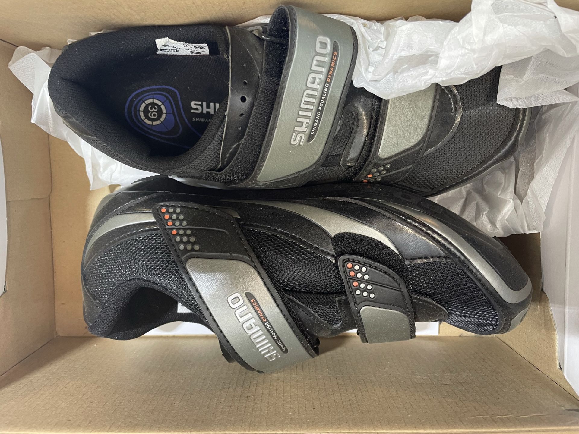 Shimano SH-R064 Cycling Shoes in Black | Size EUR39 - Image 3 of 3