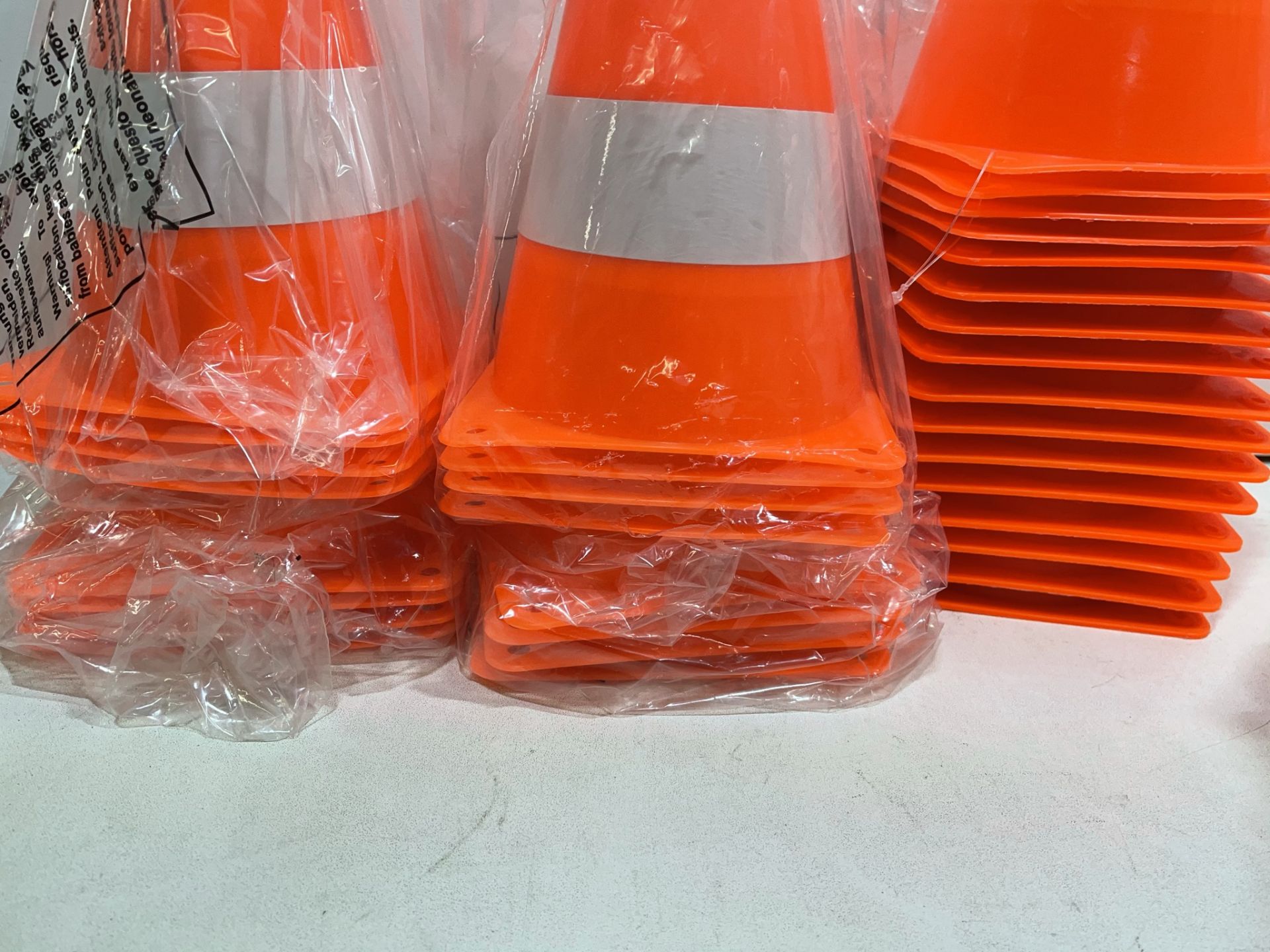 Approximately 60 x Hudor Orange Training Cones - Image 6 of 6