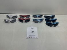 9 x Various Cycling Sunglasses as per pictures