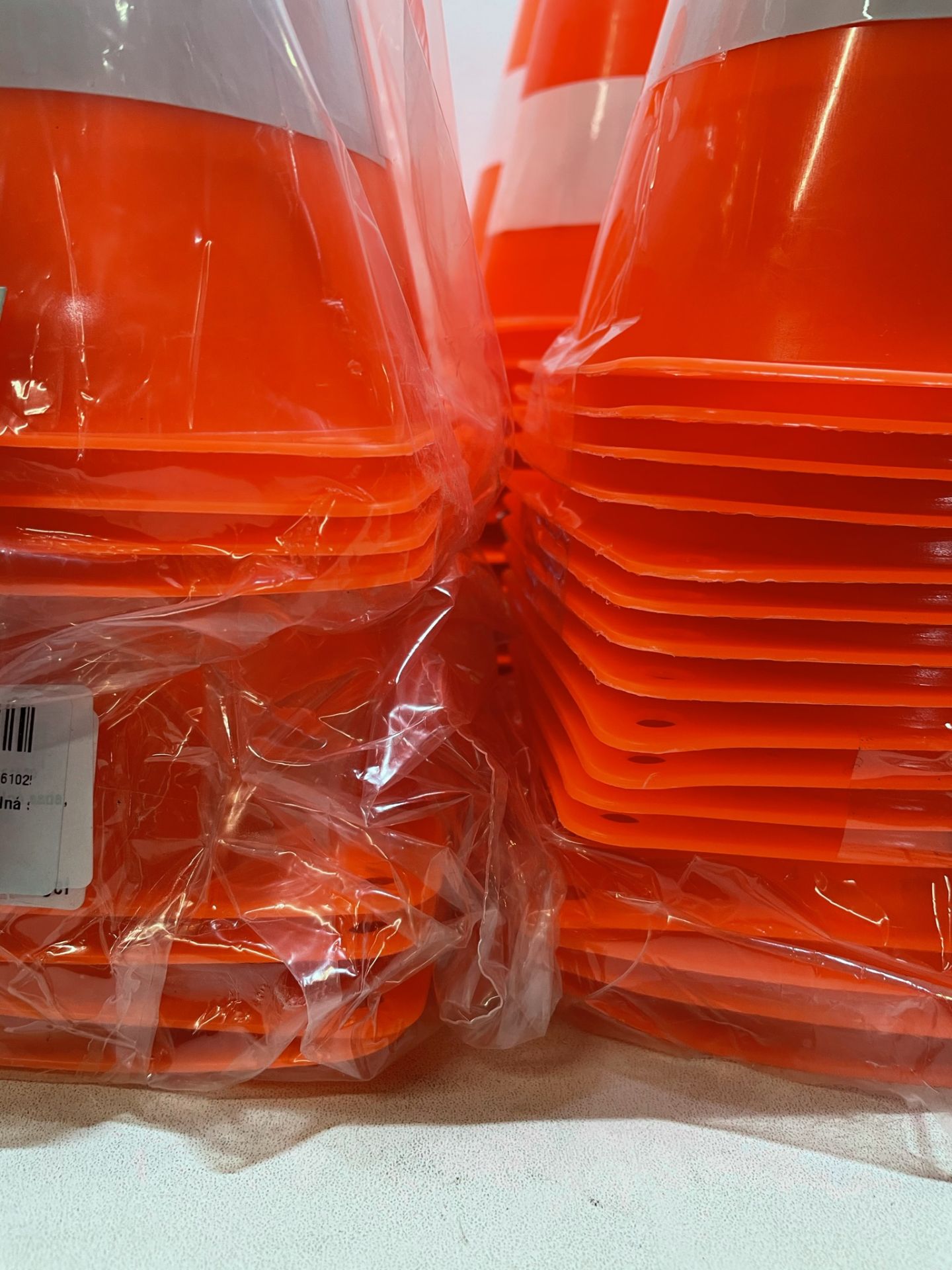 Approximately 60 x Hudor Orange Training Cones - Image 4 of 6