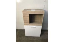 Small Cabinet with Glass Door and Shelf