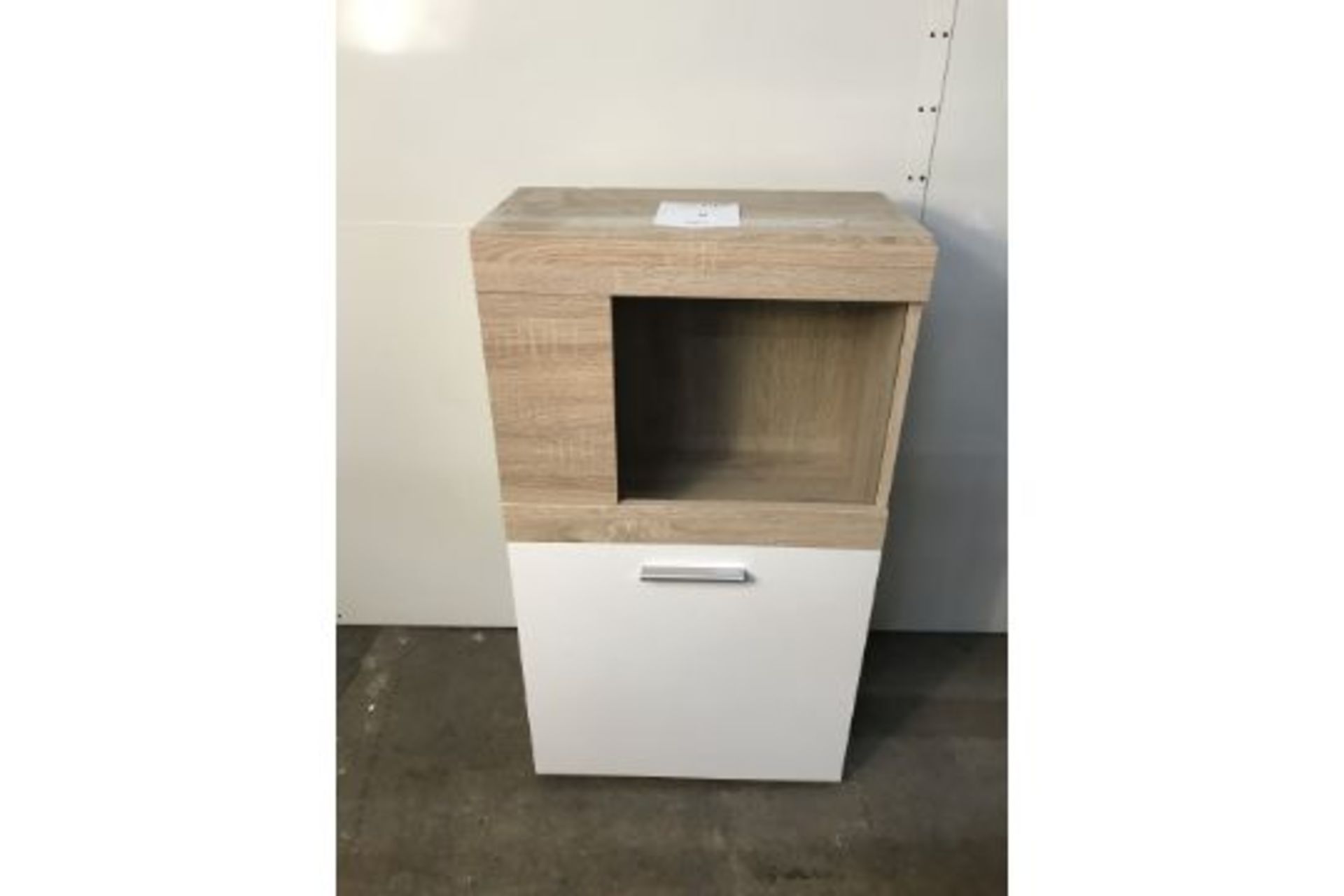 Small Cabinet with Glass Door and Shelf