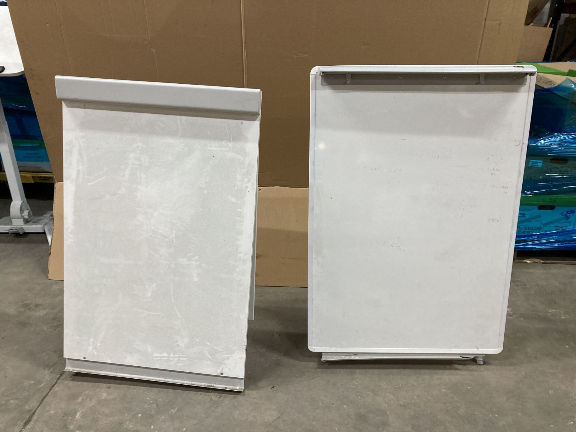 2 x Tripod Whiteboards/Paper Display Stands