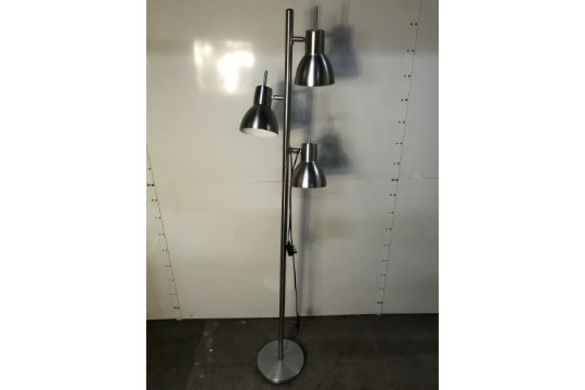 Floor Lamp w/ 3 Adjustable Lights - Image 2 of 3