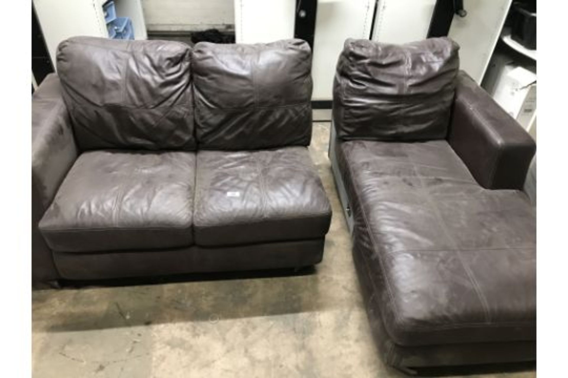 3 Seater Leather Corner Sofa | NO VAT ON HAMMER - Image 3 of 5