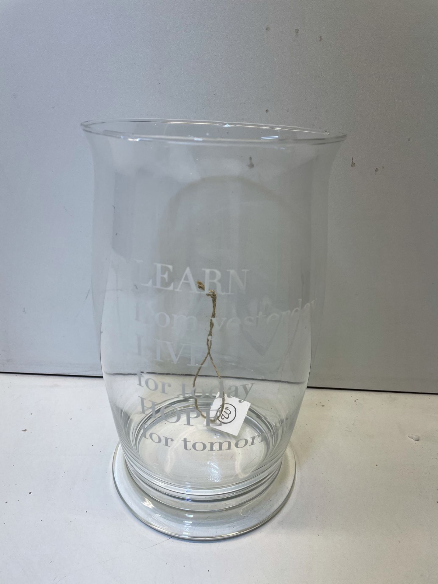 10 x 'Learn From Yesterday' Vase