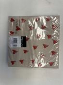 1 x Box Love Heart Napkins | 12 pks