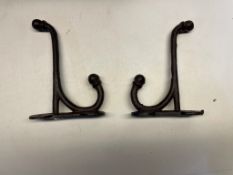 24 x Bronze Effect Wall Brackets