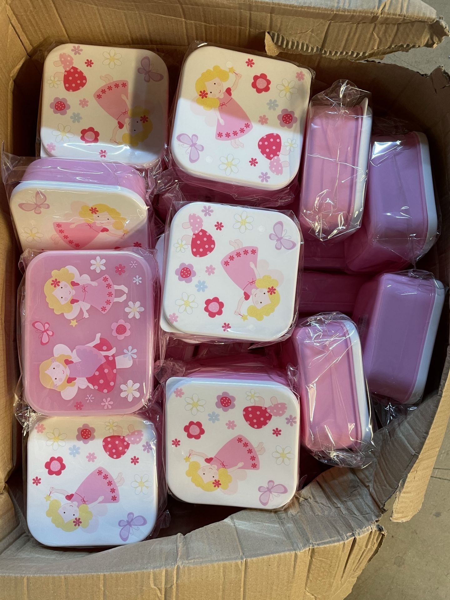 50 x Sandwich Boxes | Little Girl Design - Image 2 of 2