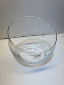 4 x Sandra Rich Glass Slant Top Bowls