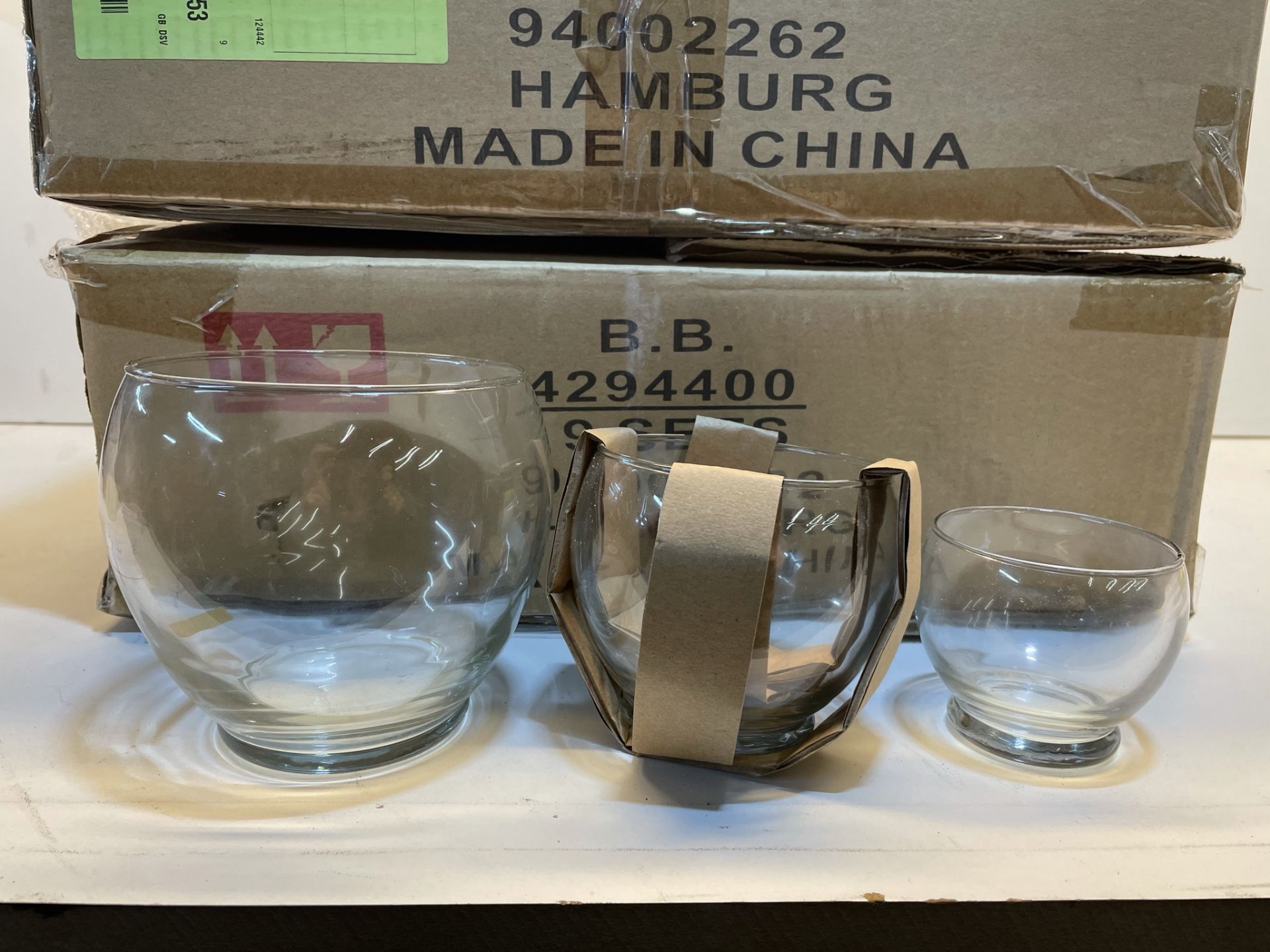 18 x Sets of 3 Glass Bowls