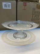 24 x Clear Glass Cake Stands