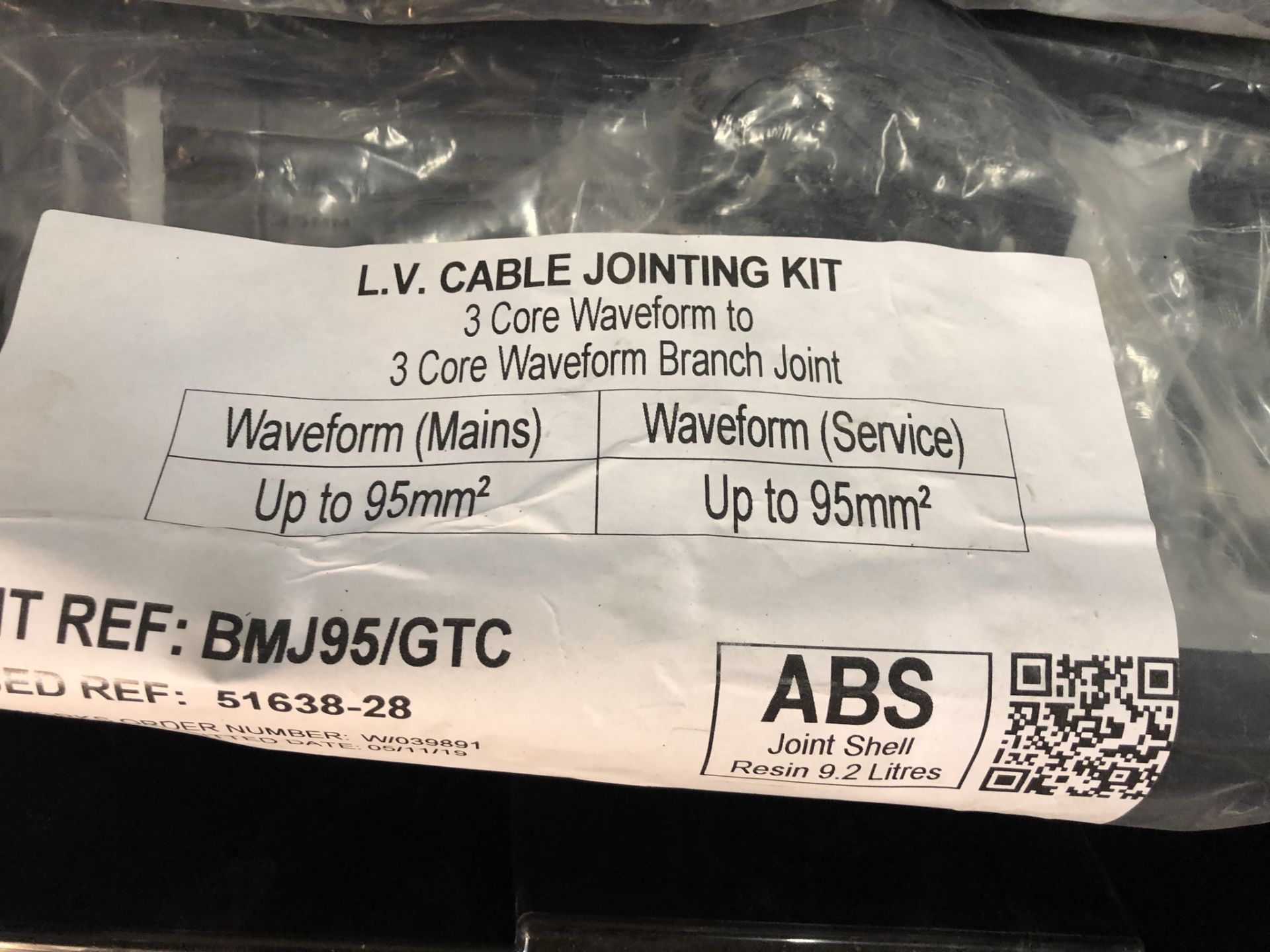 6 x LV Cable Jointing Kits 3 Core Waveform to 3 Core Waveform Branch Joint - Up to 95mm2 - Image 3 of 3