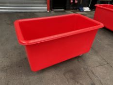 2 x Plastic Mobile 455L Containers