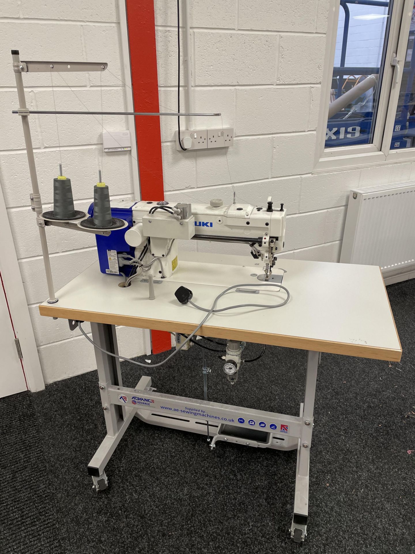 Juki DU-1481-7 1 Needle, Top & Bottom Feed Industrial Sewing Machine | YOM: 2020 | LOCATED IN MANCHE - Image 6 of 6