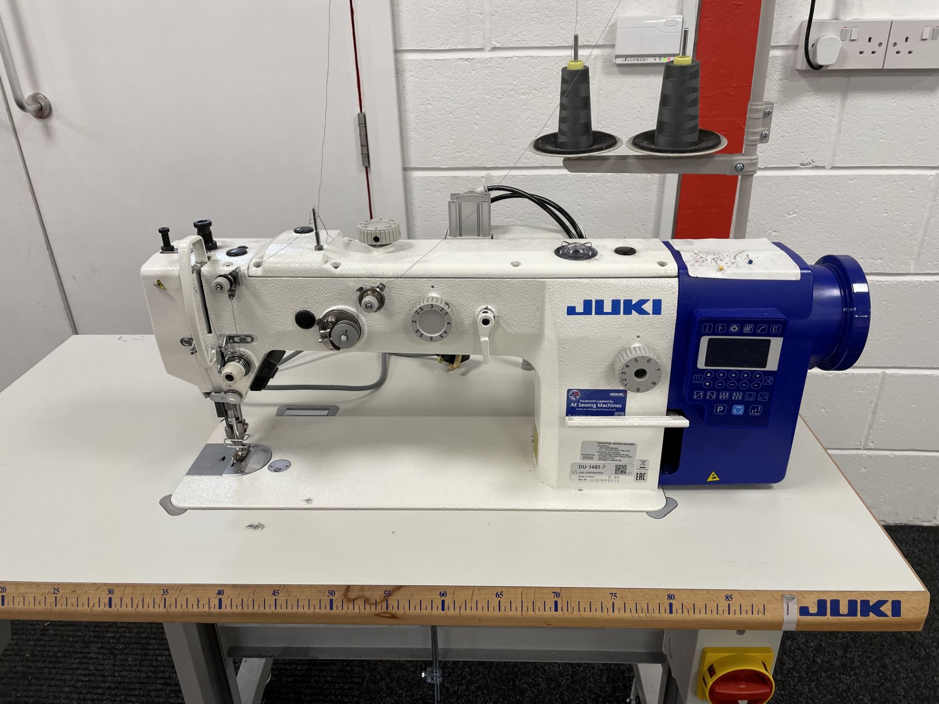 Juki DU-1481-7 1 Needle, Top & Bottom Feed Industrial Sewing Machine | YOM: 2020 | LOCATED IN MANCHE - Image 2 of 6