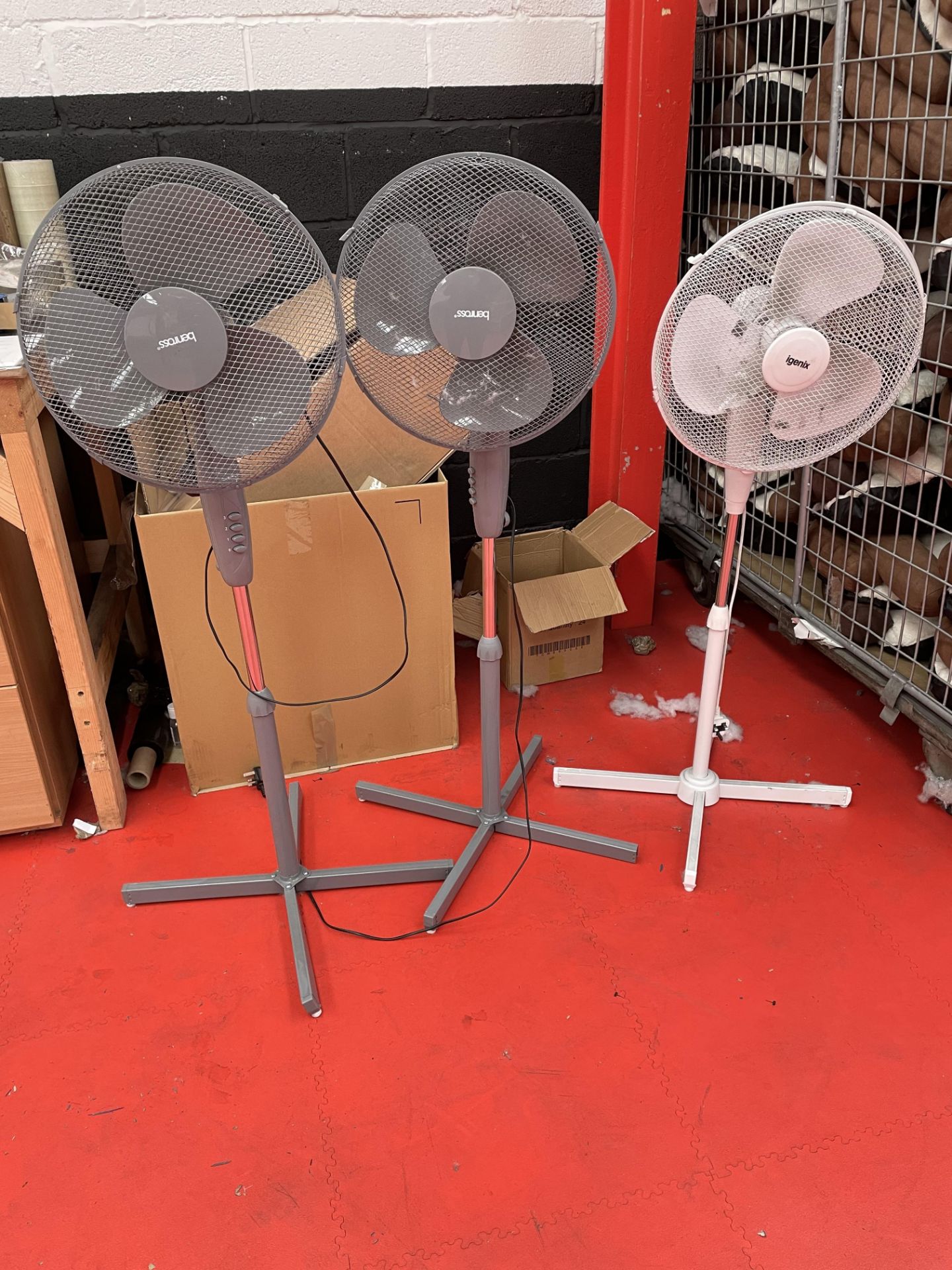 3 x Various Floor Standing Fans