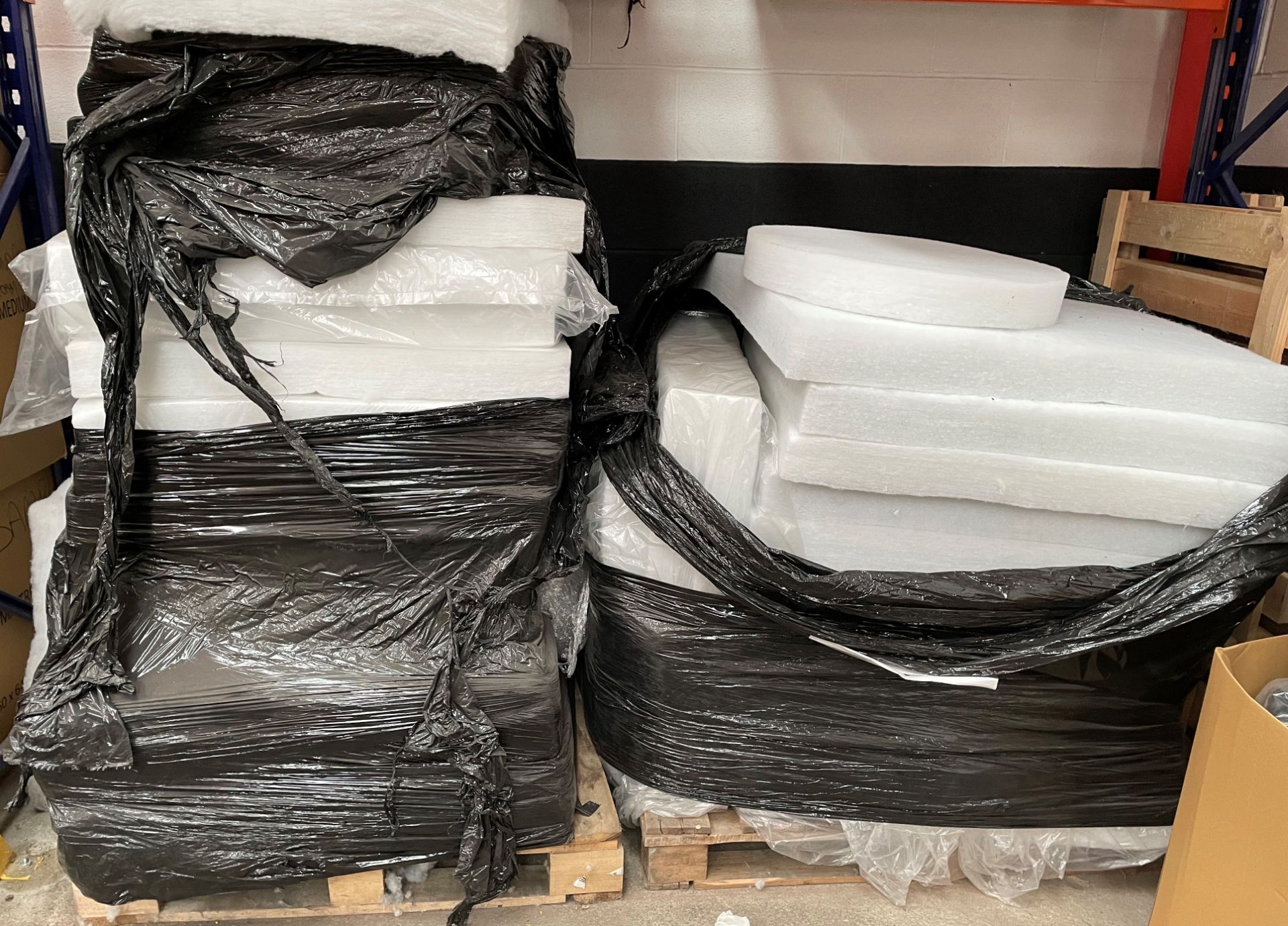 2 x Pallets of Polyester Foam Sheets | As Pictured