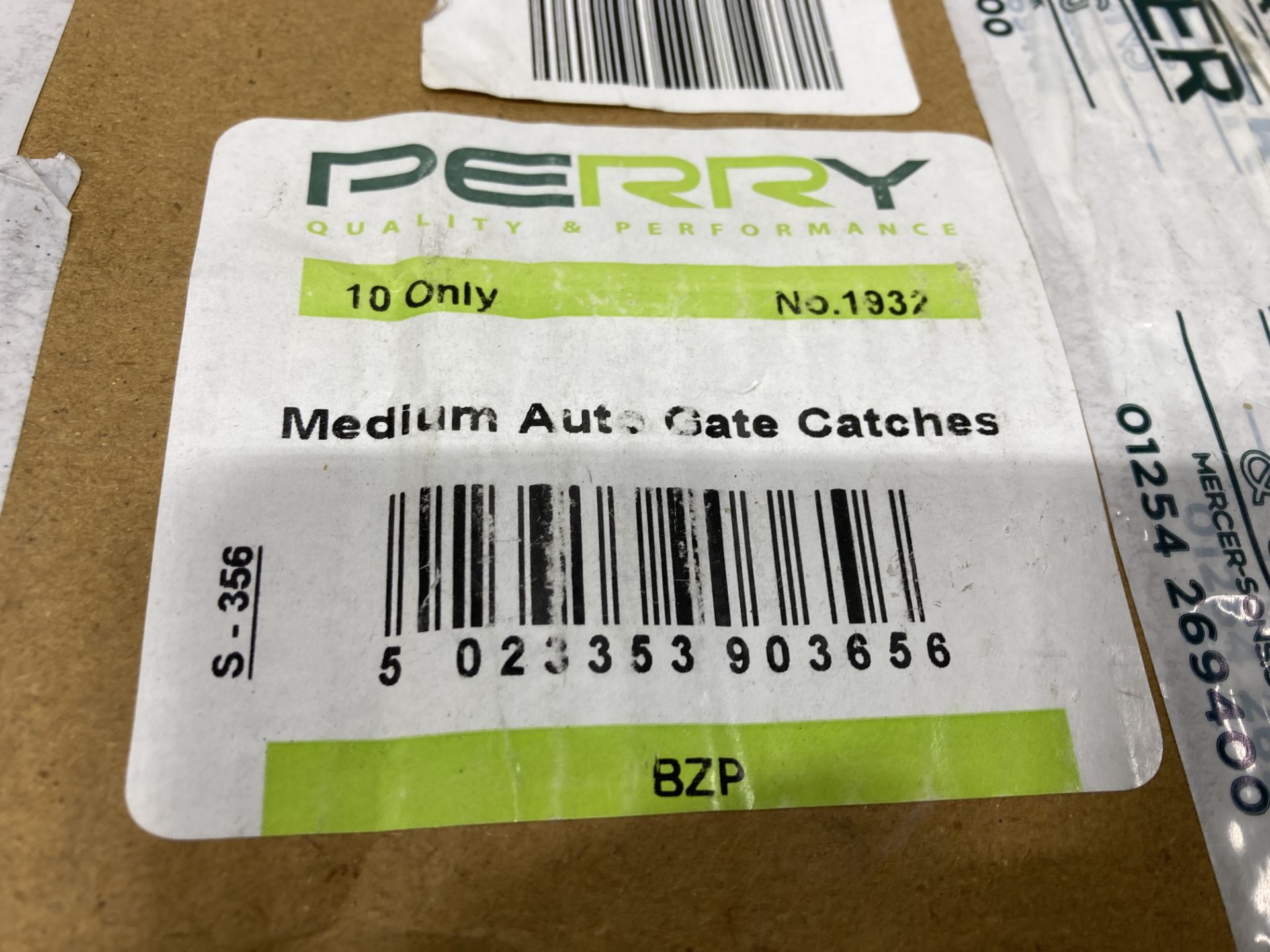 9 Boxes of Various Perry Bolts, Latches & Hasps - Image 10 of 10