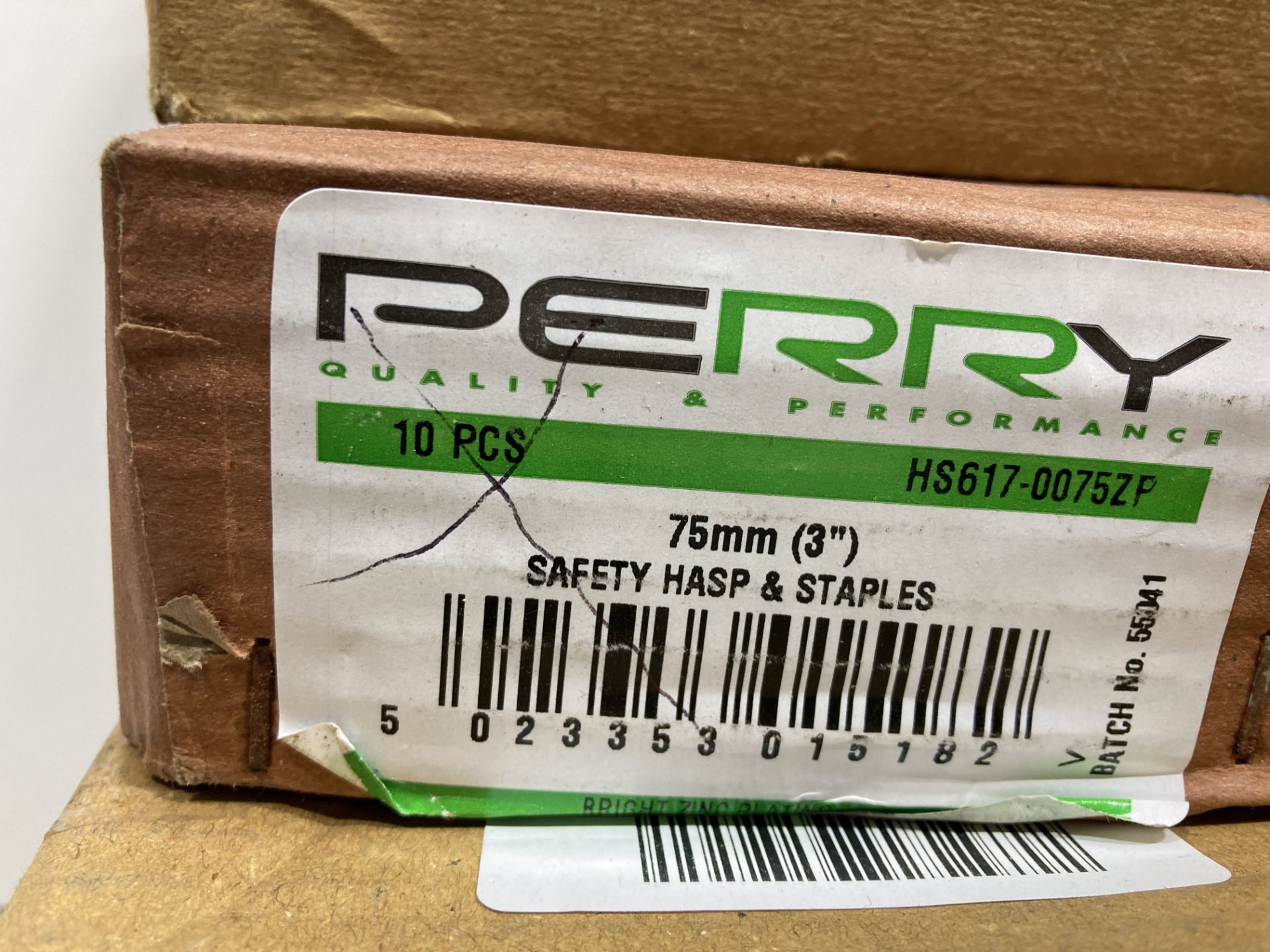 9 Boxes of Various Perry Bolts, Latches & Hasps - Image 8 of 10