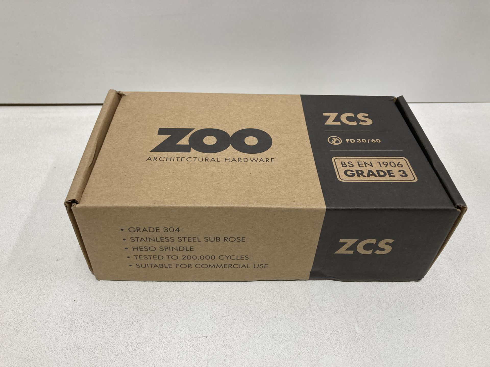 5 x Zoo Door Furniture | ZCS010SS | Total RRP £54.45 - Image 3 of 4